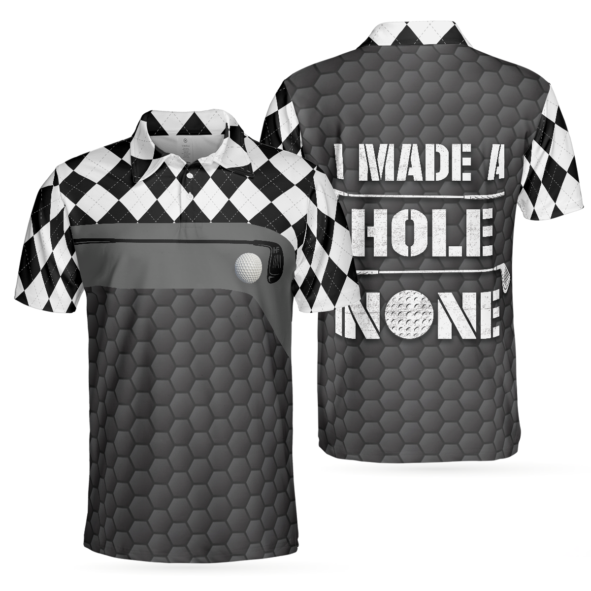 I Made A Bogey On Every Hole Argyle Polo Shirt