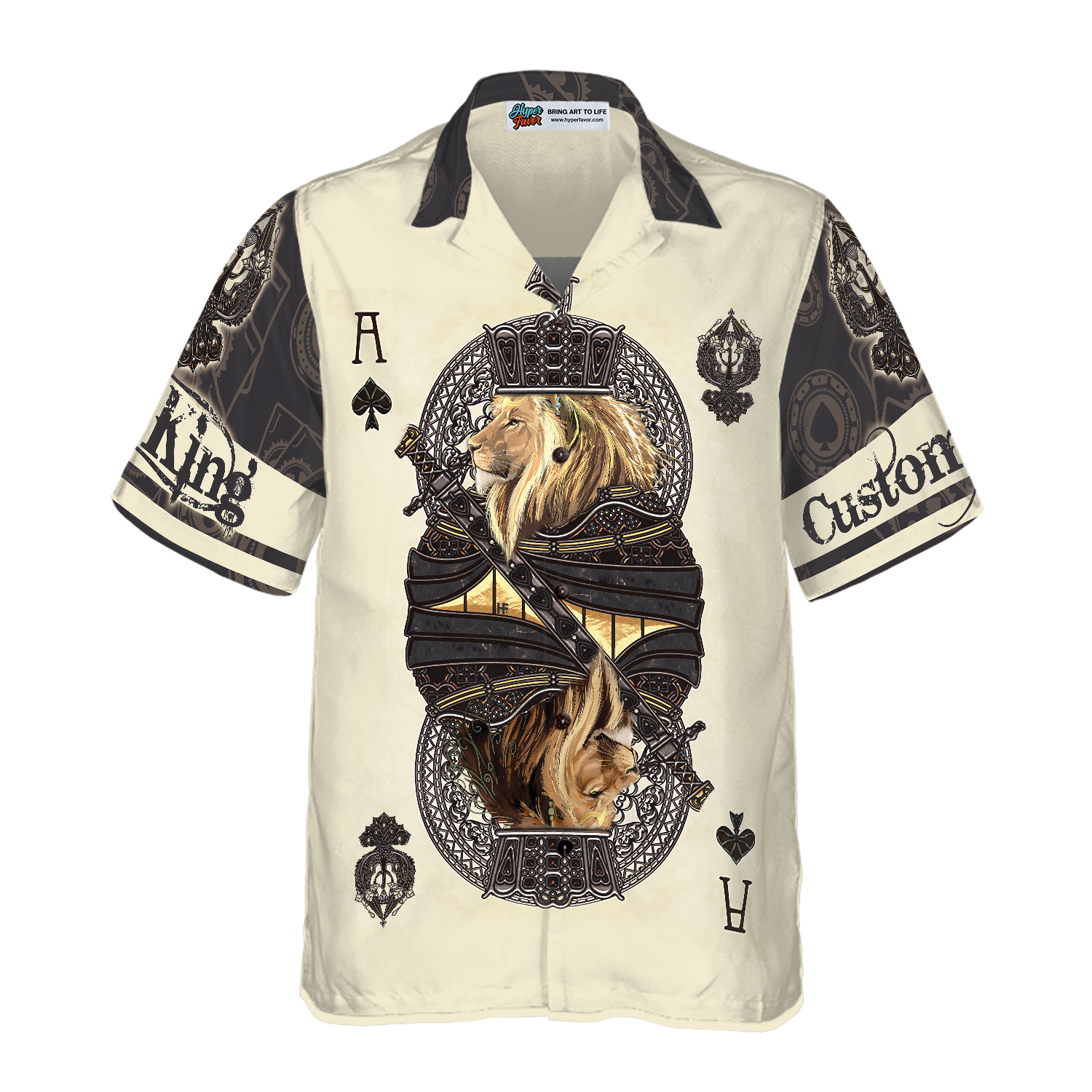 The King Of Poker Shirt For Men V1 Custom Hawaiian Shirt