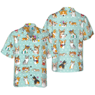 Cartoon Welsh Corgi Hawaiian Shirt, Best Dog Shirt For Corgi Lovers Gifts