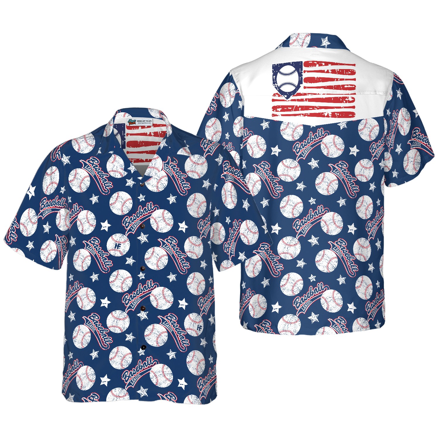 Baseball Star Hawaiian Shirt