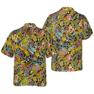 Hippie Style Doodles Illustration Hawaiian Shirt