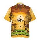 My Broom Broke So I Ride Motorcycle Halloween Hawaiian Shirt, Halloween Shirt For Men And Women