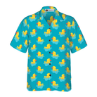 Little Duck Playing With Water Hawaiian Shirt