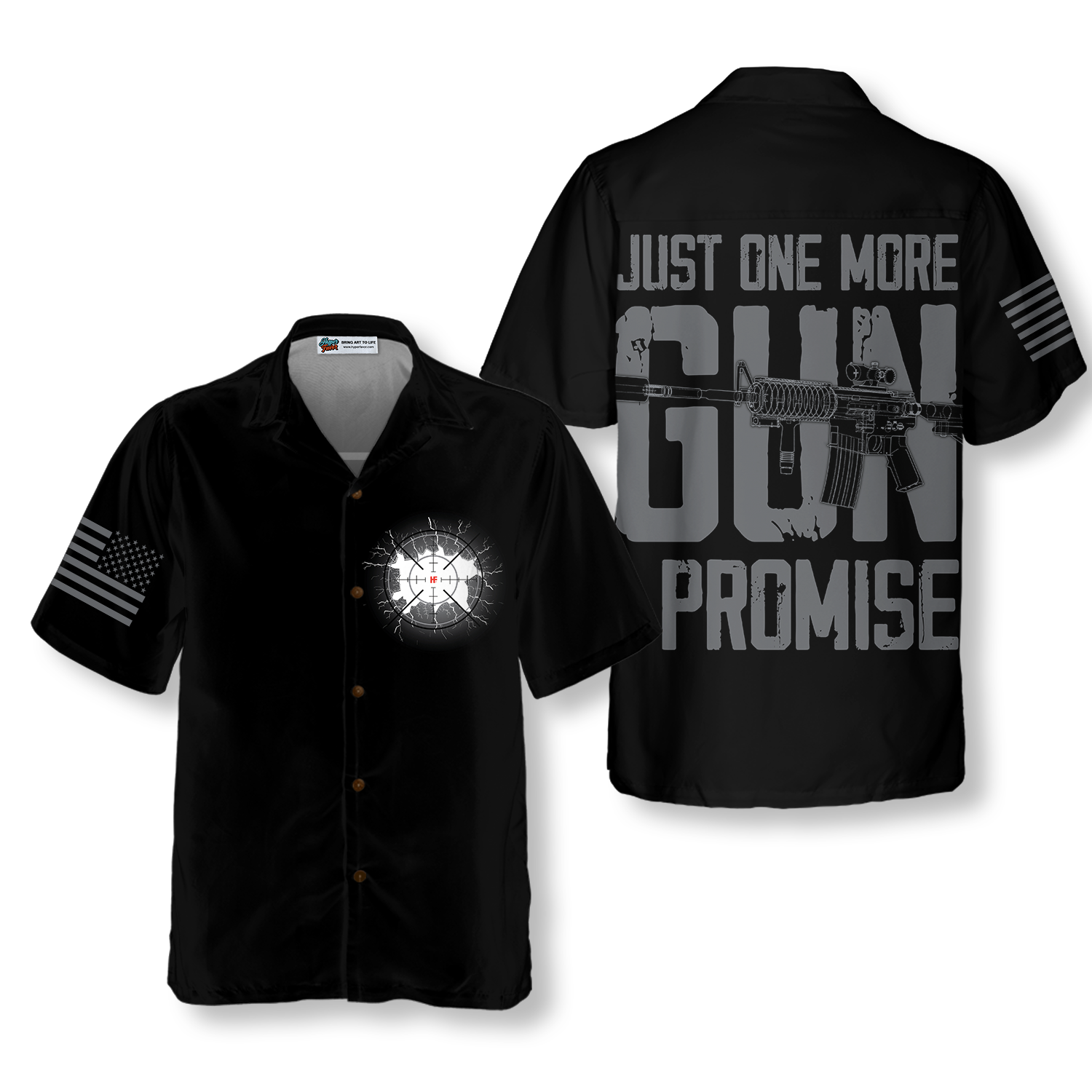 Just One More Gun Shirt For Men Hawaiian Shirt