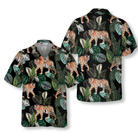 Dark Jungle Exotic Tiger Shirt For Men Hawaiian Shirt