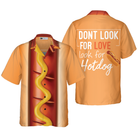 Funny Halloween Hot Dog Costume Shirt Hawaiian Shirt