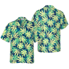 Tropical Marijuana Leaves Shirt For Men Hawaiian Shirt