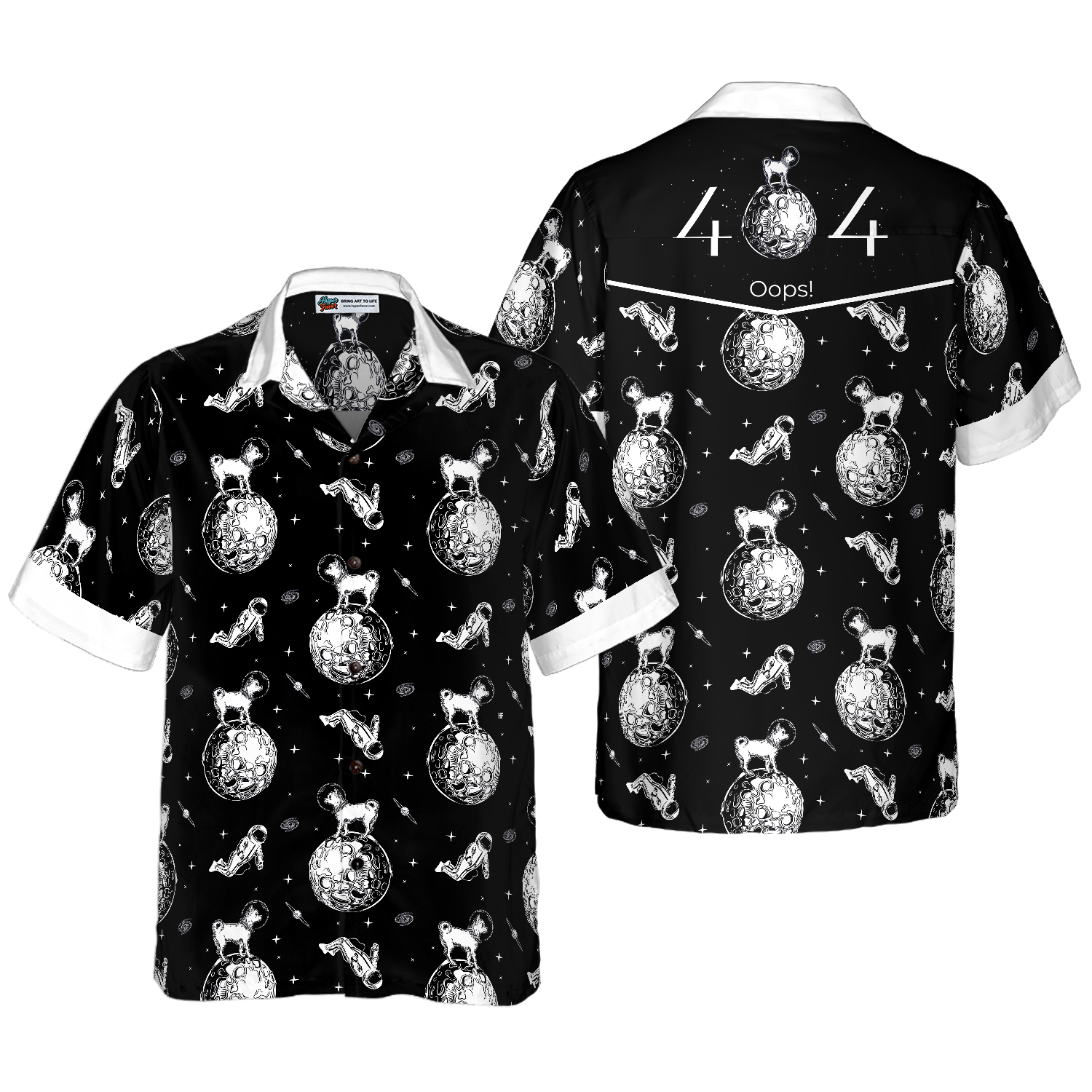 Chihuahua In Space Shirt For Men Hawaiian Shirt