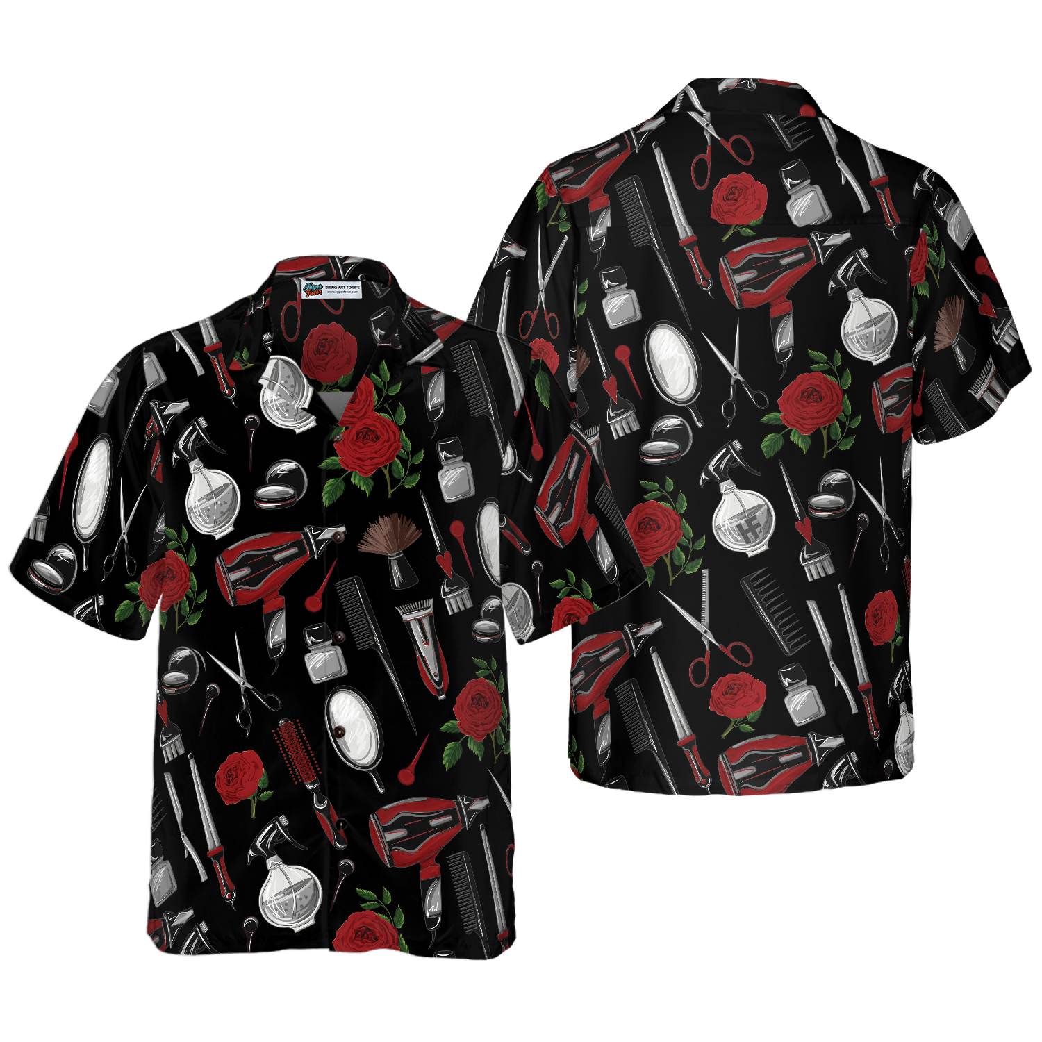 Hairdresser Tools Hawaiian Shirt