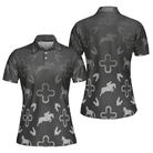 Luxury Equestrian Shirt For Women Short Sleeve Women Polo Shirt