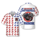 American Skull Motorcycle Custom Hawaiian Shirt