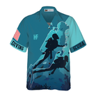 Scuba Diving Into The Sea Hawaiian Shirt