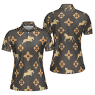 Women's Riding Polo Equestrian Short Sleeve Women Polo Shirt