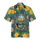 Scuba Diving Vintage Helmet Hawaiian Shirt