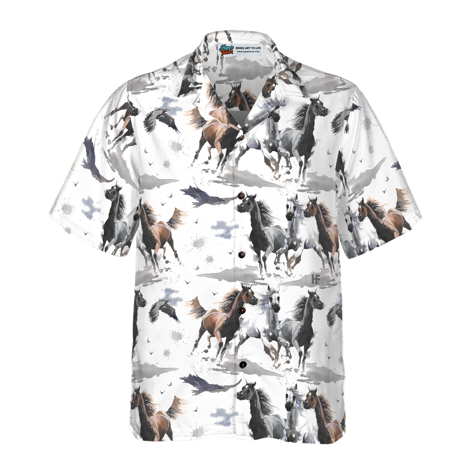 Racing Horses Hawaiian Shirt