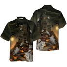 Haunted House For Ghost Halloween Hawaiian Shirt, Halloween Shirt For Men And Women