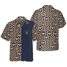Bee Hive Hexagon Shirt For Men Hawaiian Shirt