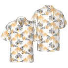Tropical Palm Tree Tigers Shirt For Men Hawaiian Shirt