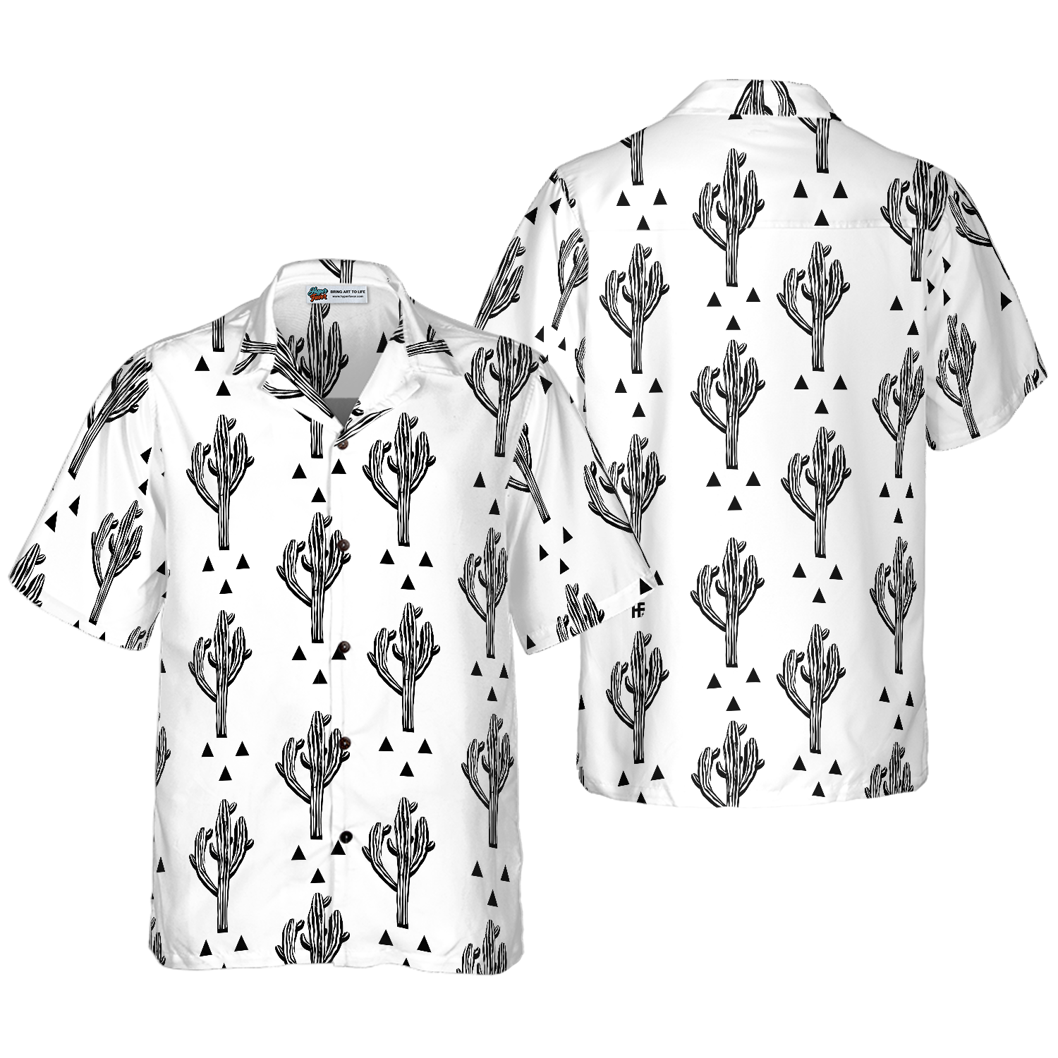 Cactus Seamless Pattern Hawaiian Shirt