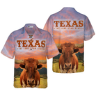 Texas Longhorn Bull Hawaiian Shirt, Unique Texas Shirt For Texas Lovers