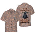 Never Underestimate An Old Man With A Motorcycle Custom Hawaiian Shirt, Motorcycle Shirts For Men And Women