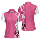 The Lady Golf Skull Short Sleeve Women Polo Shirt