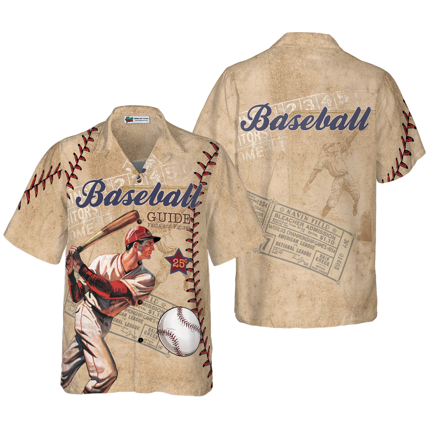 Baseball National League Hawaiian Shirt