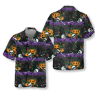 Halloween Pumpkin And Black Cats Hawaiian Shirt