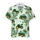 Cool Green Tractor Hawaiian Shirt
