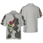Sweet Poodles With Flower Hawaiian Shirt