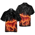 Fire Horse Shirt For Men Hawaiian Shirt