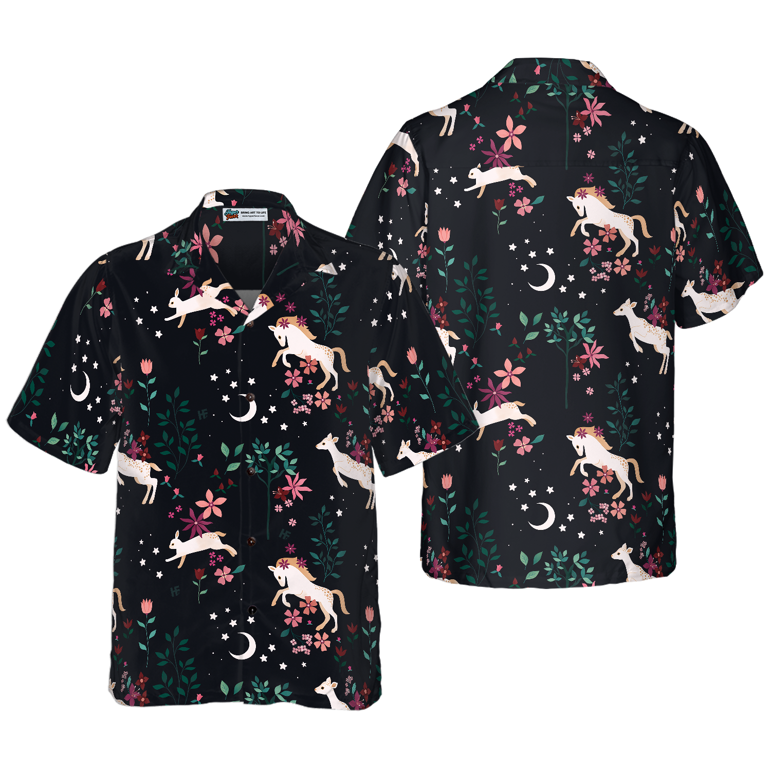 Unicorn Forest Of The Magic Hawaiian Shirt