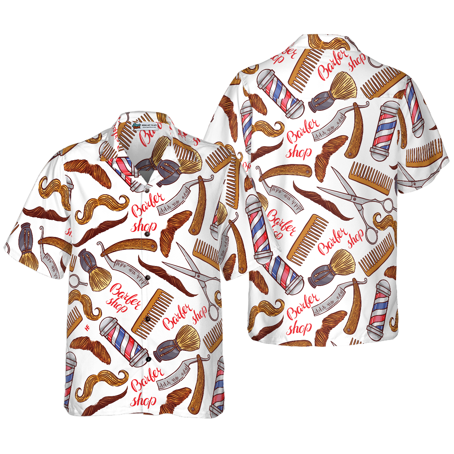 Barber's Life Shirt For Men Hawaiian Shirt