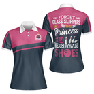 This Princess Wears Bowling Shoes Womens Bowling Shirt, Short Sleeve Women Polo Shirt
