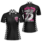 She Wants The D Dirt Track Racing Short Sleeve Women Polo Shirt, Adult Humor Dirt Track Racing Shirt For Ladies