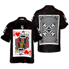Halloween Pumpkin King Card Hawaiian Shirt