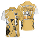 You Know What Rhymes With Golf Beer Polo Shirt, Funny Golf Shirt With Sayings, Gift For Male Golfers