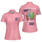 Some Grandmas Knit Real Grandmas Play Golf Short Sleeve Women Polo Shirt, Funny Golf Shirt For Female Players