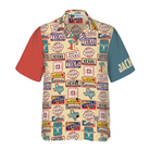 Texas Plates Signs Custom Hawaiian Shirt, Unique Texas Shirt For Texas Lovers