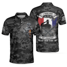 I Served My Country Polo Shirt, Dark Colored Camouflage Veteran Shirt Design, Best Gift For Veterans
