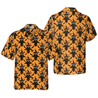 Owl Halloween Pattern Shirt For Men Hawaiian Shirt