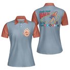 Grab Your Balls We Are Going Bowling V2 Short Sleeve Women Polo Shirt, Best Bowling Polo Shirt Design For Ladies