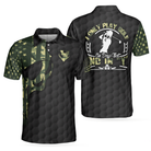 I Only Play Golf On Days That End In "Y" Polo Shirt, Skull American Flag Golf Shirt For Men, Gift For Golfers - Hyperfavor