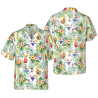 Tropical Cocktail Shirt For Men Hawaiian Shirt