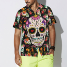 The Tropical Floral Skull Hawaiian Shirt