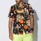 Halloween Mummy And Bags Of Sweets Hawaiian Shirt