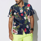 Barber Tools Tropical Pattern Hawaiian Shirt