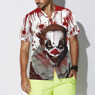 Scary Halloween Clown Faces Hawaiian Shirt