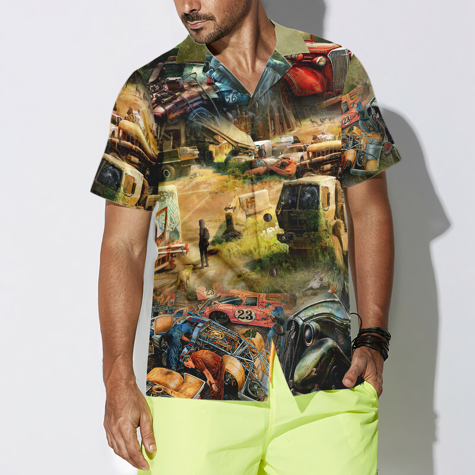 Mechanic Repairs Everything Hawaiian Shirt