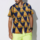 Pizza Skull Pattern Shirt Hawaiian Shirt